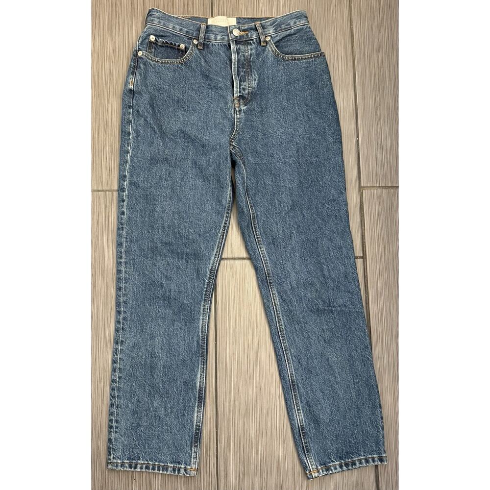 Everlane The 90s Cheeky Jean Size 26 Ankle Buttonfly Organic Cotton